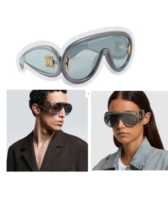 Loewe Accessories - LOEWE Wave Shield sunglasses Mask Style 100% UV Protection
